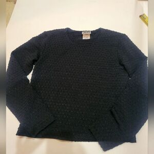 Long sleeved black top size medium